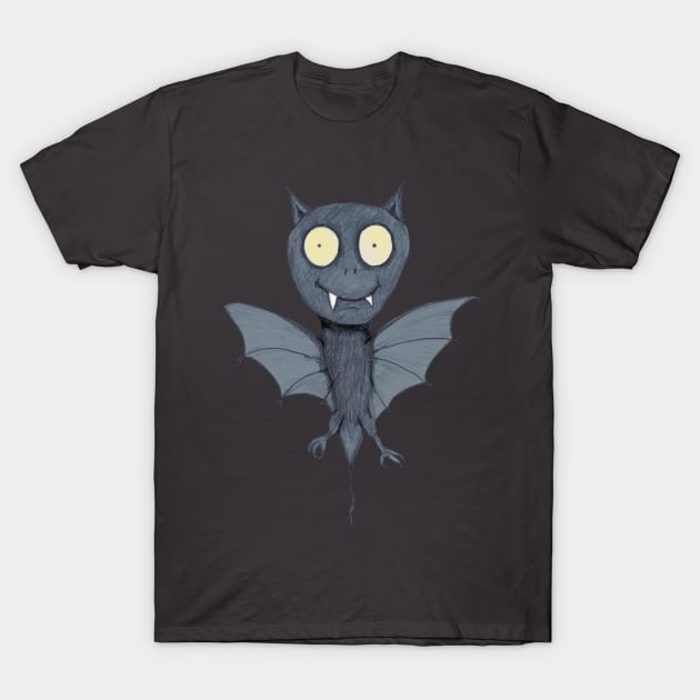 Cute bat monster T-Shirt by Bwiselizzy